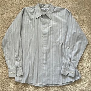 Christian Dior shirt- gray with stripes